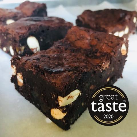 Award winning Fruit & Nut brownie